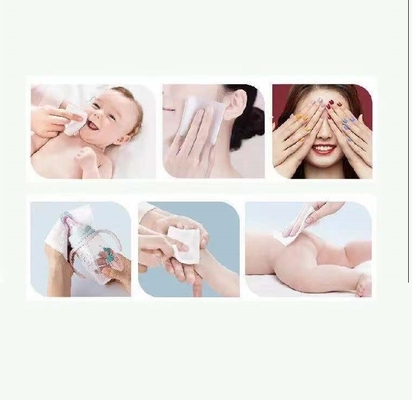 دستمال های خشک یکبار مصرف 100% پنبه برای استفاده روزانه
