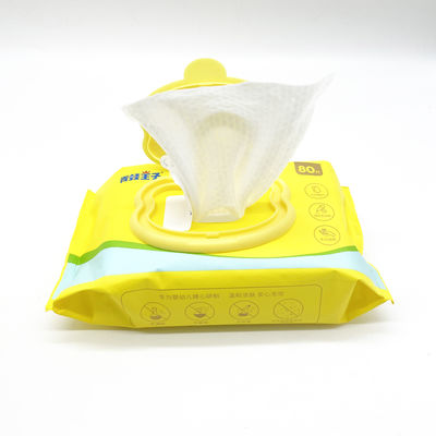 دستمال مرطوب پارچه نبافته یکبار مصرف تمیز و دستمال کاغذی کودک برای تمیز کردن