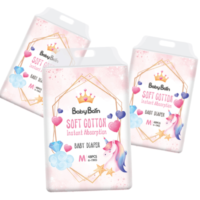پوشک بچه یکبار مصرف جادویی A Grade Sleep Soft Baby Pull Up