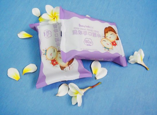 عمده فروشی با کیفیت بالا 80 عدد دستمال مرطوب آب بدون عطر دستمال مرطوب بچه برای حساس