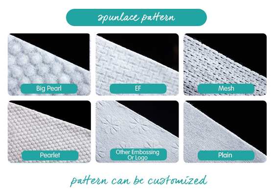 دستمال مرطوب بچه Spunlaced Nonwoven 80 عدد دستمال مرطوب بچه تمیز کننده آب ارگانیک