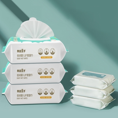 دستمال مرطوب کمپوست پذیر ارگانیک صورت OEM ODM Baby Wet Water برای تمیز کردن سطوح