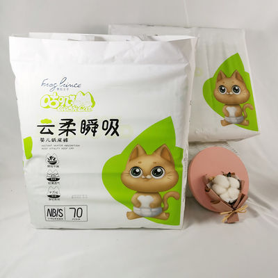 OEM Manufacture 100 الیاف بامبو یکبار مصرف پوشک بچه طبیعت پوشک شلوار