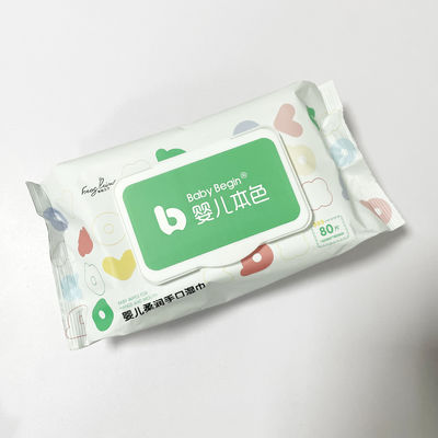 دستمال مرطوب کودک یکبار مصرف نرم یکبار مصرف حرفه ای برای مراقبت از پوست حساس