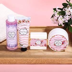 ست کادویی ژل دوش با روغن بدن باتر دست کرم ژل ماساژ روغن حمام ژل دوش OEM