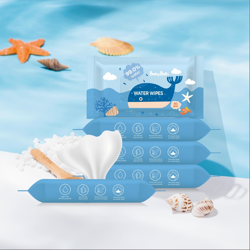 EDI Pure Water Baby Wipes 99 5 Pure Water Wipes OEM 60pulls دستمال مرطوب یکبار مصرف
