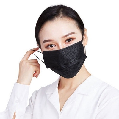 ماسک صورت یکبار مصرف OEM Earloop با پوشش آلومینیومی پلاستیکی نبافته